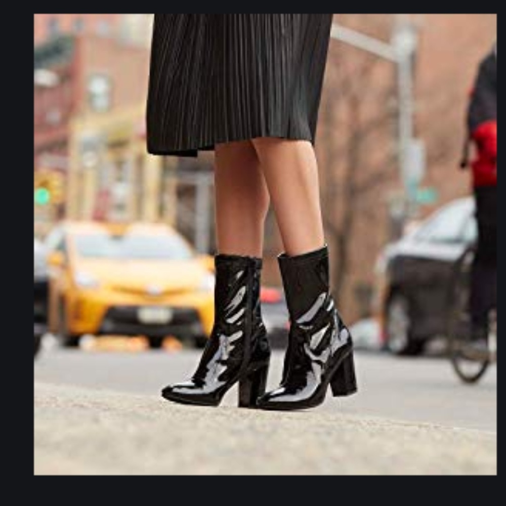 Women's Alyssa Stretch Shaft Boot with Heel Ankle